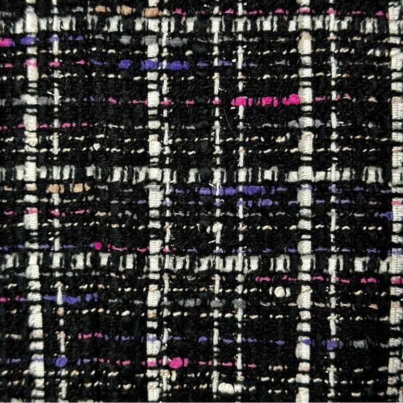 Tahari Tweed Collarless Blazer - Picture 7 of 11